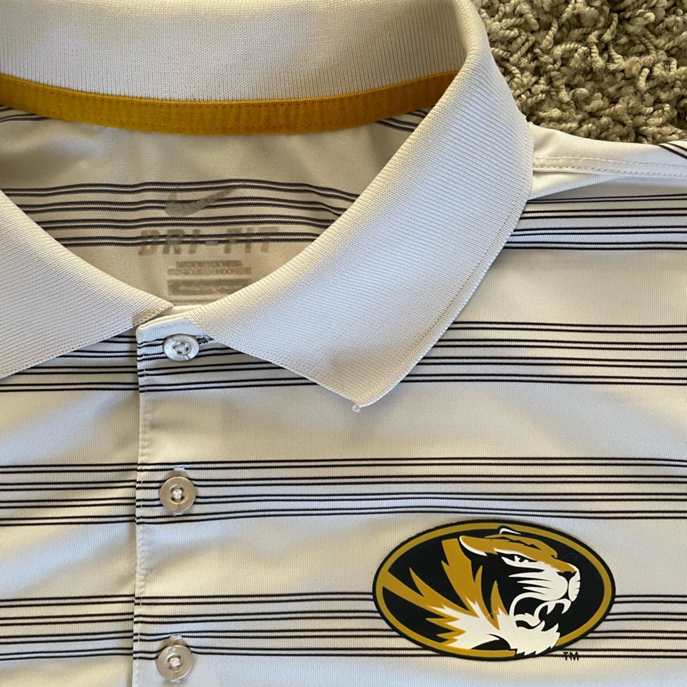 Short Sleeve Nike Dri Fit Polo - Mizzou